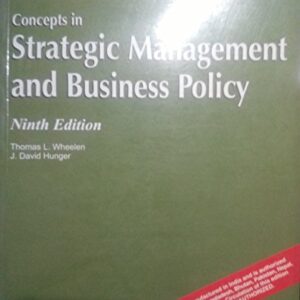 Concepts In Strategic Management And Business
