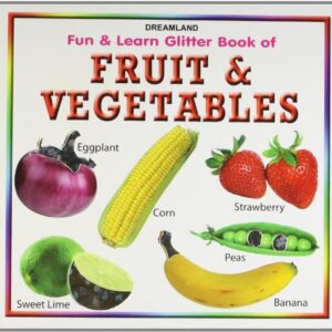 Fun & Learn Glitter Book Of Fruit & Vegetables