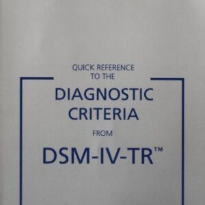 Quick Reference To The Diagnostic Criteria From Dsm Iv Tr