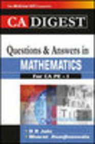 Ca Digest Questions & Answers In Mathematics For Ca Pe I