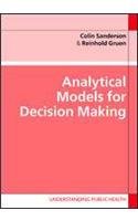Analytical Models For Decision Making