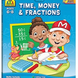 TIME MONEY AND FRACTIONS AGES 6-8