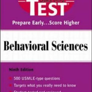 Behavioral Sciences Pre Test Usmile Step 1