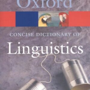 Oxford Concise Dictionary Of Linguistics