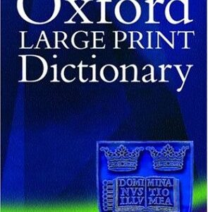 Paperback Oxford Large Print Dictionary