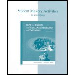 How To Design And Evaluate Research In Education