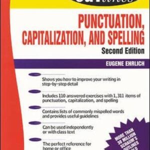 Schaums Outlines Punctuation Capitalization And Spelling Second Edition