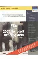 Vba For The 2007 Microsoft Office System