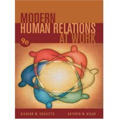 Modern Human Relations At Work 9th Ed