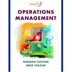 Operations Management Ninth Edition