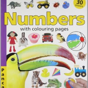 Sticker Activity Books Numbers With Colouring