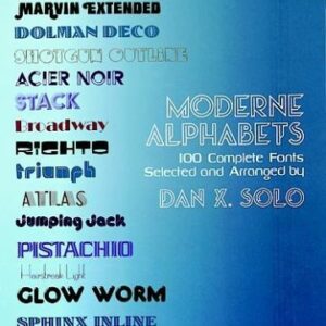 Modern Alphabets 100 Complete Fonts