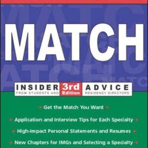 Firsr Aid For The Match International Edition Insider Advice 3rd Edition