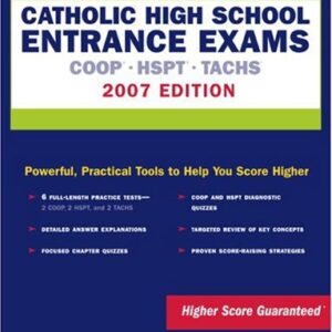 Catholic High School Entrance Exams Coop Hspt Tachs 2007 Edition