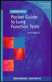 Mcgraw Hill Pocket Guide To Lung Functions Tests