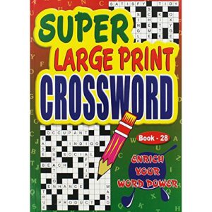 Super Large Print Crossword Book 12