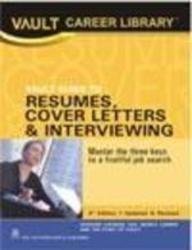Vault Guide To Resumes Cover Letters & Interviewin