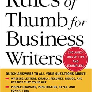 Rules Of Thumb For Business Writers