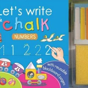 LETS WRITE WITH CHALK THE NUMBERS