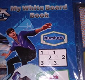 MAX STEEL  MY WHITE BOARD BOOK THE NUMBERS