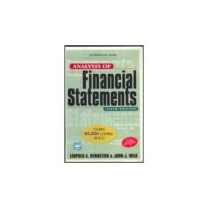 Analysis Of Financial Statements