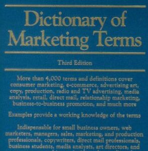 Dictionary Of Marketing Terms