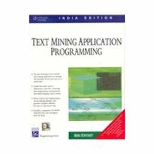 Text Mining Application Programming