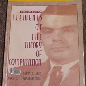 Eleements Of The Theory Of Computation